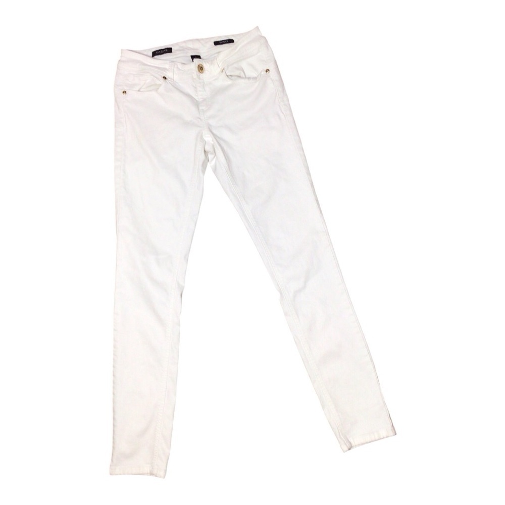 Cache Vintage Women's Skinny Jeans - White size 2